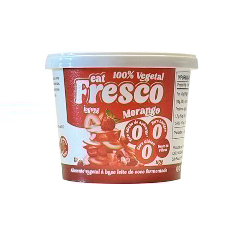 Iogurt de Morango - base de coco Iogurt de Morango - base de coco
