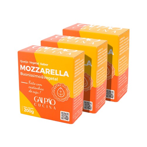 Kit Mozzarella Vegetal - 3 Unids