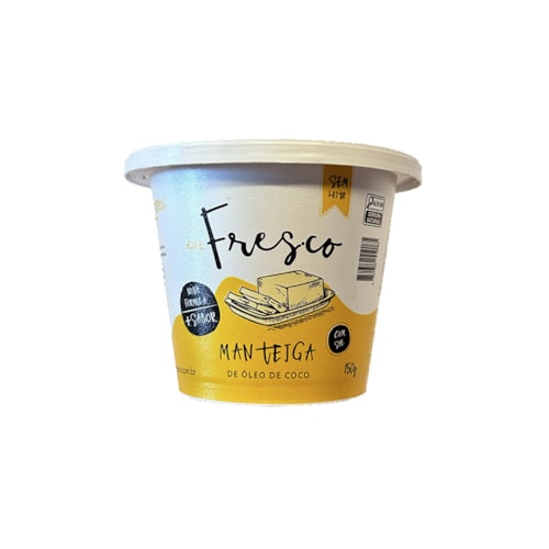 *Manteiga de Óleo de Coco 150g - Fresco *Manteiga de Óleo de Coco 150g - Fresco